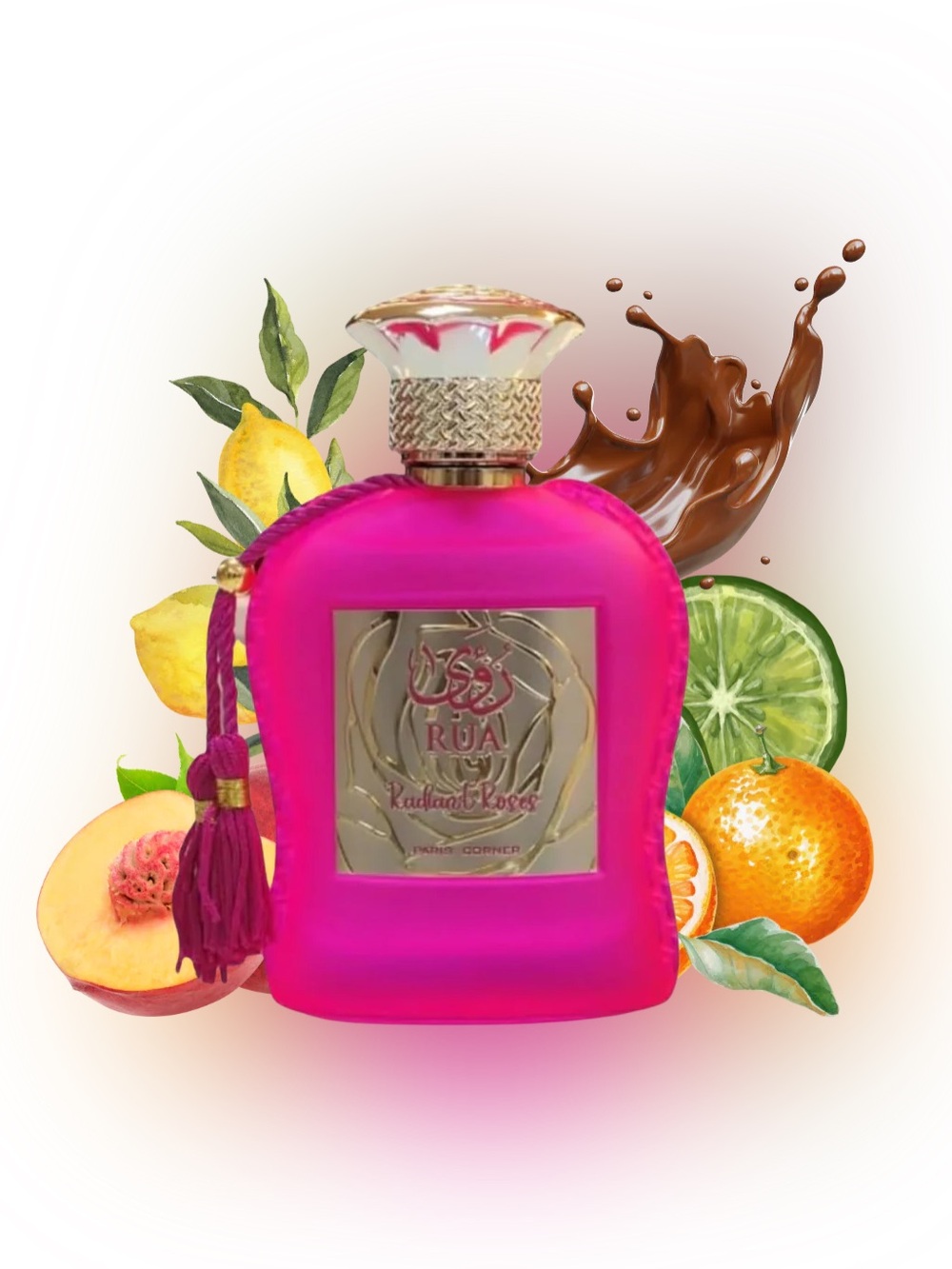 Paris Corner RUA Radiant Roses EDP Floral Feminine Powdery